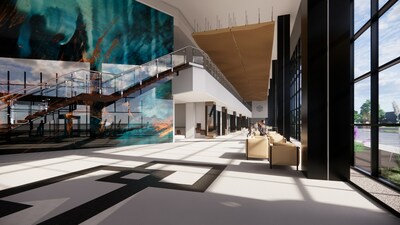 Interior rendering of the new Novva Tahoe Reno data center.