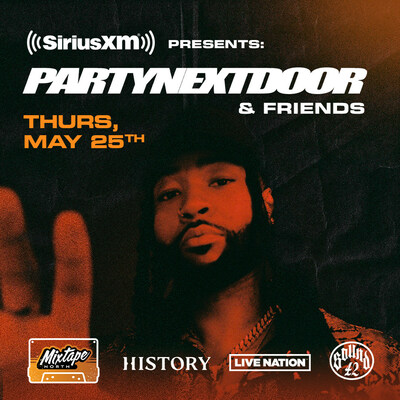 SiriusXM Canada and PARTYNEXTDOOR celebrate homegrown Hip-Hop and 