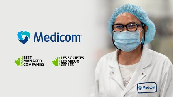 Medicom nommée l’une des sociétés les mieux gérées au Canada pour la troisième année consécutive (Groupe CNW/AMD Medicom Inc.)