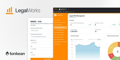 Tonkean Releases LegalWorks, Safely Bringing Generative AI And No-Code Automation To Legal Teams
