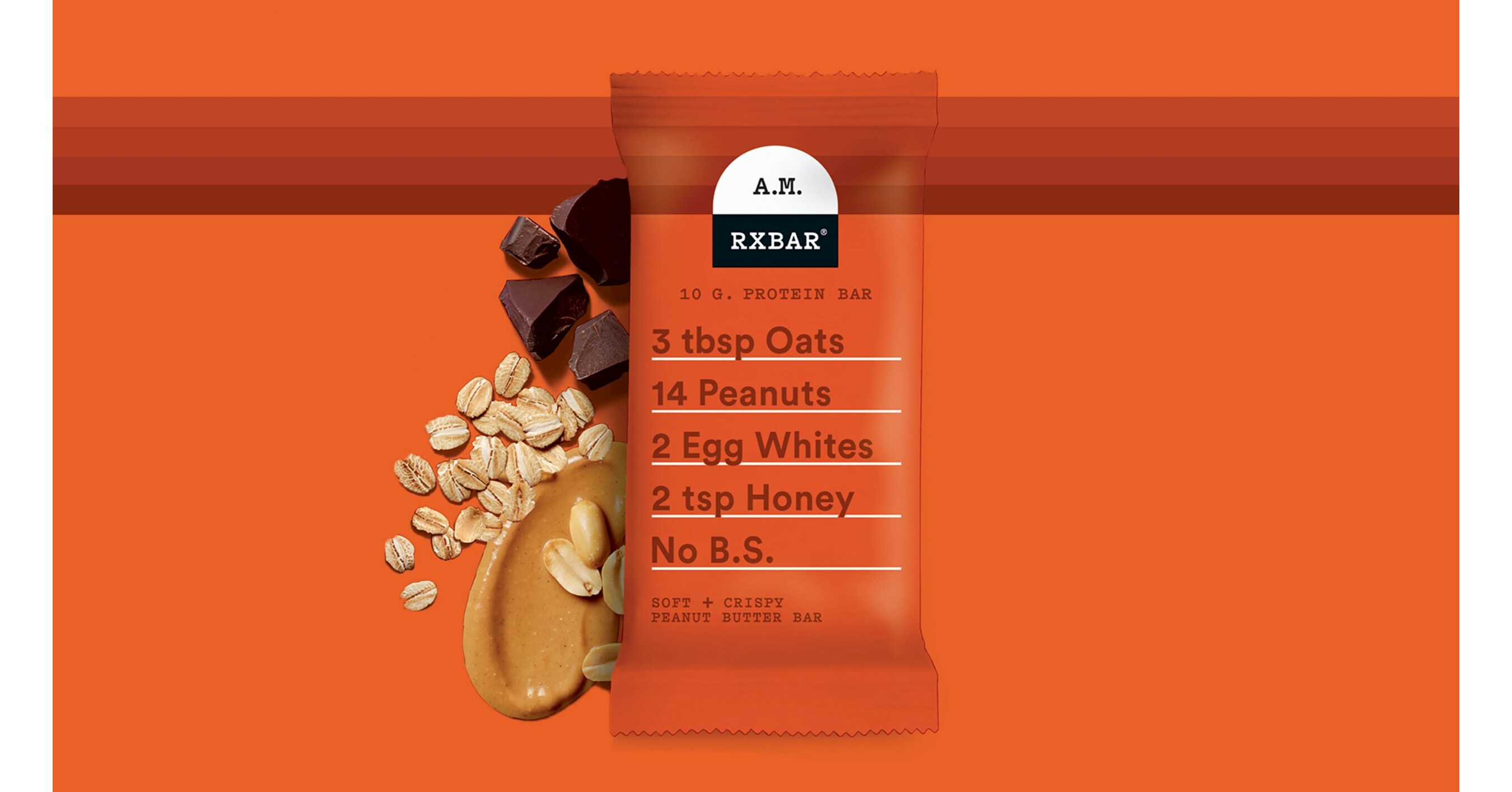 KICKSTART YOUR MORNING ROUTINE WITH NEW RXBAR® A.M. PEANUT BUTTER DARK