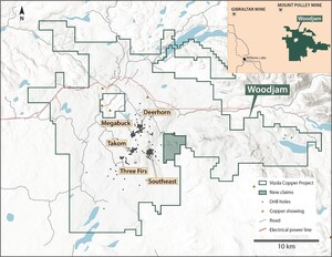 VIZSLA COPPER EXPANDS WOODJAM COPPER-GOLD PROJECT