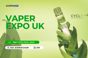 ICCPP ODM+ Will Bring the Unheard-of Double Eco-friendly Concept "Cyclo" Vape Solutions To The Vaper Expo UK 2023 Birmingham