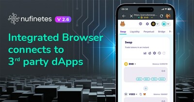 App users can now access an integrated fully functioning web3 browser. This browser can be used to interact with the top decentralized applications (dApps) directly on your smartphone without having to connect to a desktop browser.