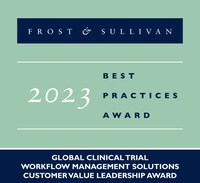 AG Mednet Receives Frost & Sullivan's 2023 Global Customer Value Leadership Award in the Clinical Trial Workflow Management Solutions Market