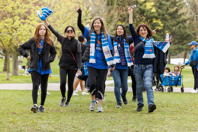 BMO La marche Faites un pas vers les jeunes, Crdit photo : Darren Goldstein (Groupe CNW/BMO Groupe Financier)