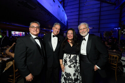 The Honorable José Arturo Rodriguez Díaz, Consul General of Guatemala, with California Science Center President and CEO, Jeff Rudolph, California State Assemblymember Wendy Carrillo, and Fernando Paiz, President of La Ruta Maya Foundation. Photo credit: Leroy Hamilton