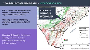 CANADA ENERGY PARTNERS ANNOUNCES SIGNING OF PARTICIPATION AGREEMENT WITH WANDOO ENERGY LLC FOR THE DEVELOPMENT OF THE KUESTER-OCHOA PROJECT AND CONCURRENT UNIT FINANCING OF $2M