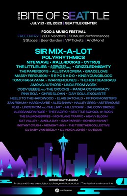 Bite of Seattle 2023 Music Lineup