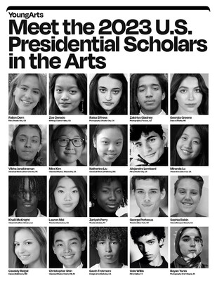 The 2023 U.S. Presidential Scholars in the Arts