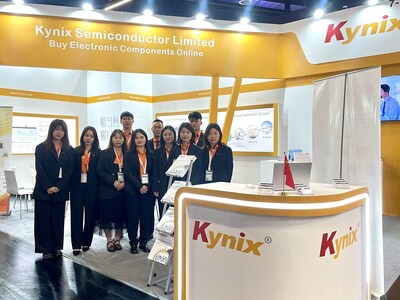 Kynix team at PCIM Europe 2023 (PRNewsfoto/Kynix)