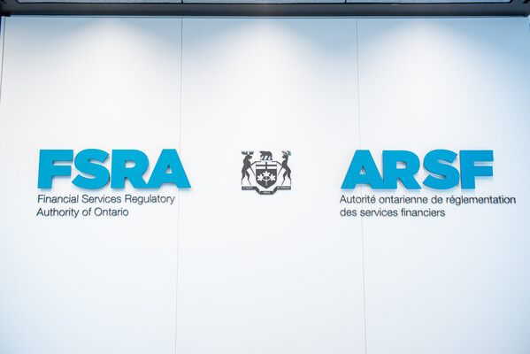FSRA Image (CNW Group/Financial Services Regulatory Authority of Ontario)