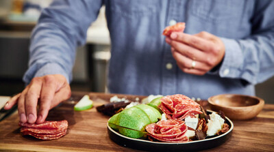 Surprise mom this year with a delicious charcuterie board adorned with easy-to-make salami roses — or another deli meat, if she prefers — as recommended by Evan Inada, charcuterie/partnerships director at Columbus Craft Meats, a member of the Hormel Foods family.
