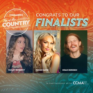 SiriusXM and the CCMA announce 2023 Top of the Country competition finalists