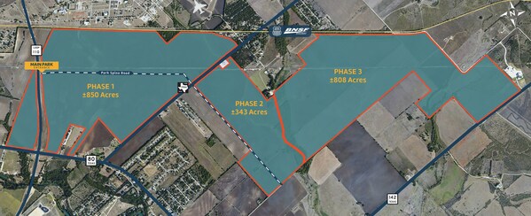 AXIS Logistics Park master plan aerial.