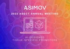 Asimov to Present Data on AI-Designed Tissue Specific Promoters at Upcoming Annual Meeting of the American Society of Gene & Cell Therapy (ASGCT)
