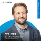 Lumen Strengthens Leadership Team, adds Kye Prigg as Executive Vice President - Enterprise Operations