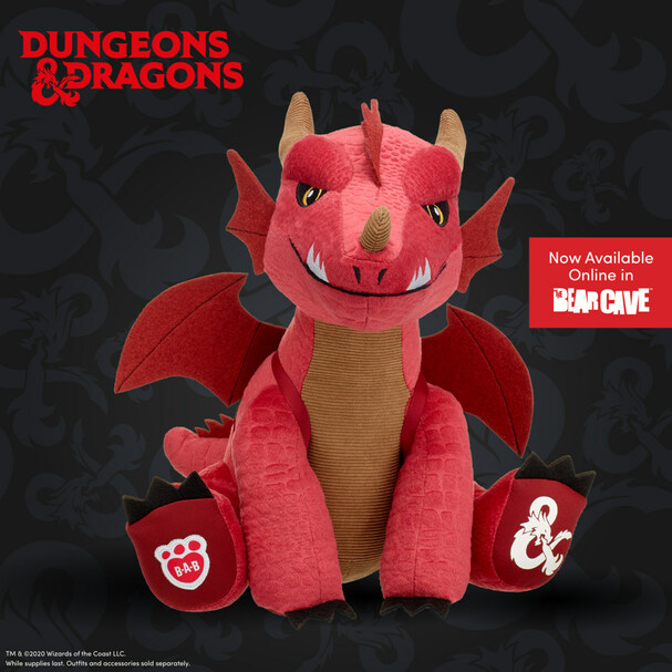 Peluche De Dragón Themberchaud Dungeons & Dragons - 24x32 Cm, Alta Calidad, Regalo Ideal Para Jugadores De Rol, D&D, Coleccionistas