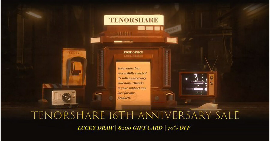 Tenorshare Celebrates its 16th Anniversary with Exciting Activities