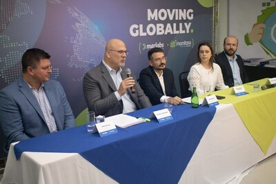 Marlabs and Monitora executives at the acquisition ceremony