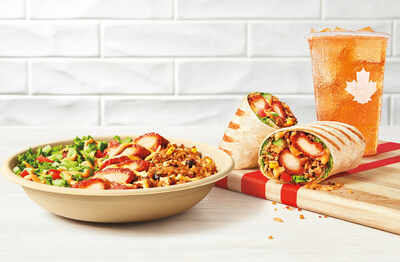 Tim Hortons annonce une nouvelle saveur de bol et wrap-délice : le poulet BBQ croustillant, enrobé d'une sauce BBQ crémeuse et fumée