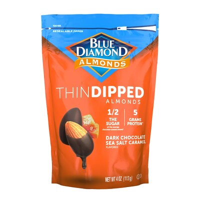 Blue Diamond ThinDipped Almonds - Caramel