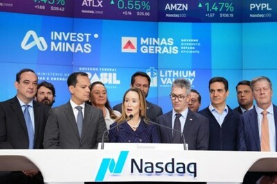 SIGMA LITHIUM AND BRAZILIAN GOVERNMENT OFFICIALS RING NASDAQ OPENING BELL TO CELEBRATE THE LAUNCH OF LITHIUM VALLEY BRAZIL INITIATIVE