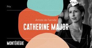 Catherine Major reçoit le Prix du CALQ - Artiste de l'année en Montérégie