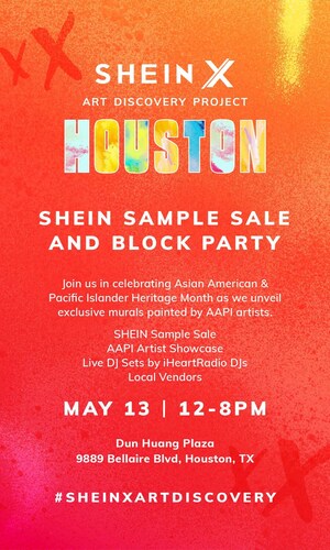 SHEIN X HOSTS SECOND ANNUAL ART DISCOVERY PROGRAM TO BRING FASHION AND ART TO LOCAL COMMUNITIES IN CELEBRATION OF ASIAN AMERICAN &amp; PACIFIC ISLANDER HERITAGE MONTH