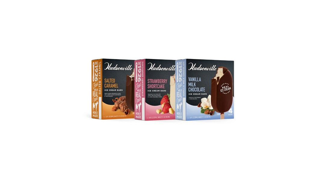 Hudsonville Ice Cream Introduces Novelty Bar Line