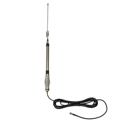 Pasternack's vehicle antennas with heavy-duty springs are for rugged communication applications.