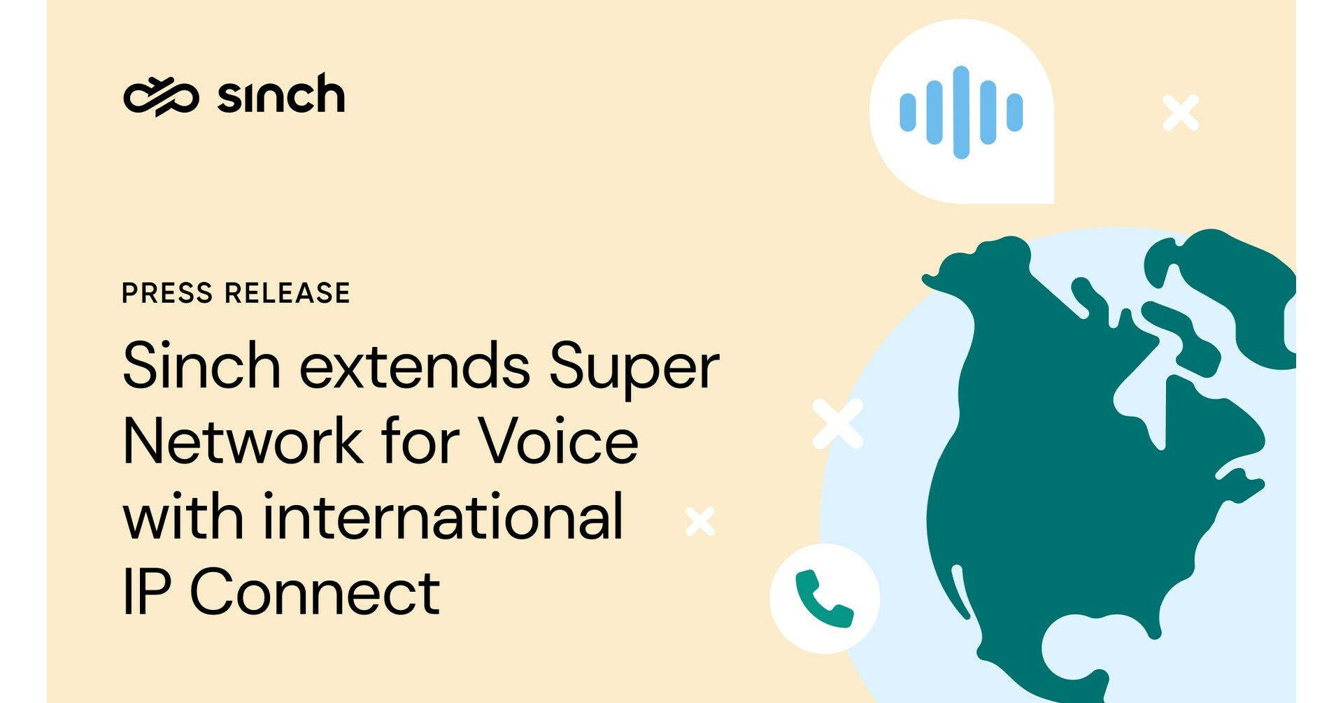 Sinch expands Super Network for Voice with international IP Connect