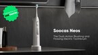 Soocas annonce le lancement de Neos sur Kickstarter, une brosse à dents électrique révolutionnaire à double action de brossage et de fil dentaire