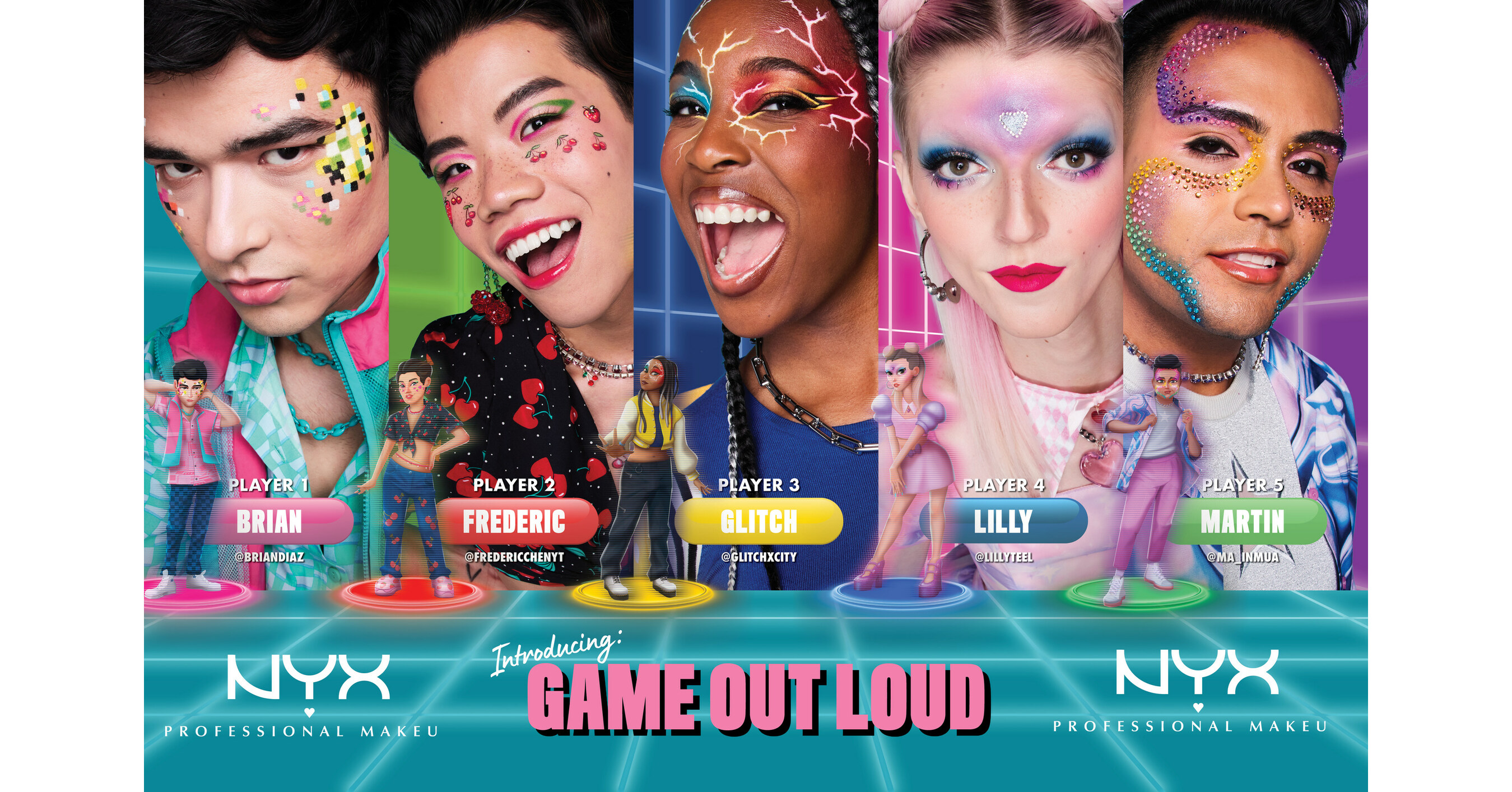 NYX PROFESSIONAL MAKEUP AIMS TO TARGET ANTI-BULLYING WITH NEW 'GAME OUT  LOUD' PRIDE CAMPAIGN