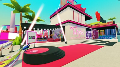 The House of NYX Professional Makeup in iHeartLand on Roblox -  one of the online safe spaces the brand has created ?  will feature an allyship pledge focused on LGBTQIA+ education. Exclusive virtual merchandise inspired by the Proud Allies For All program is also available in the House of NYX Professional Makeup.