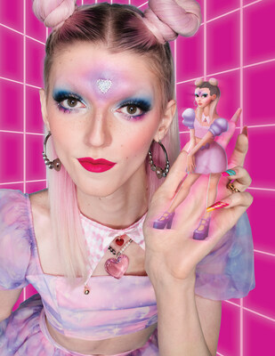 NYX Professional Makeup ?Game Out Loud' pride campaign features content creator and gamer, Lilly Teel in a makeup artistry look inspired by her favorite game to stream alongside her personal avatar.