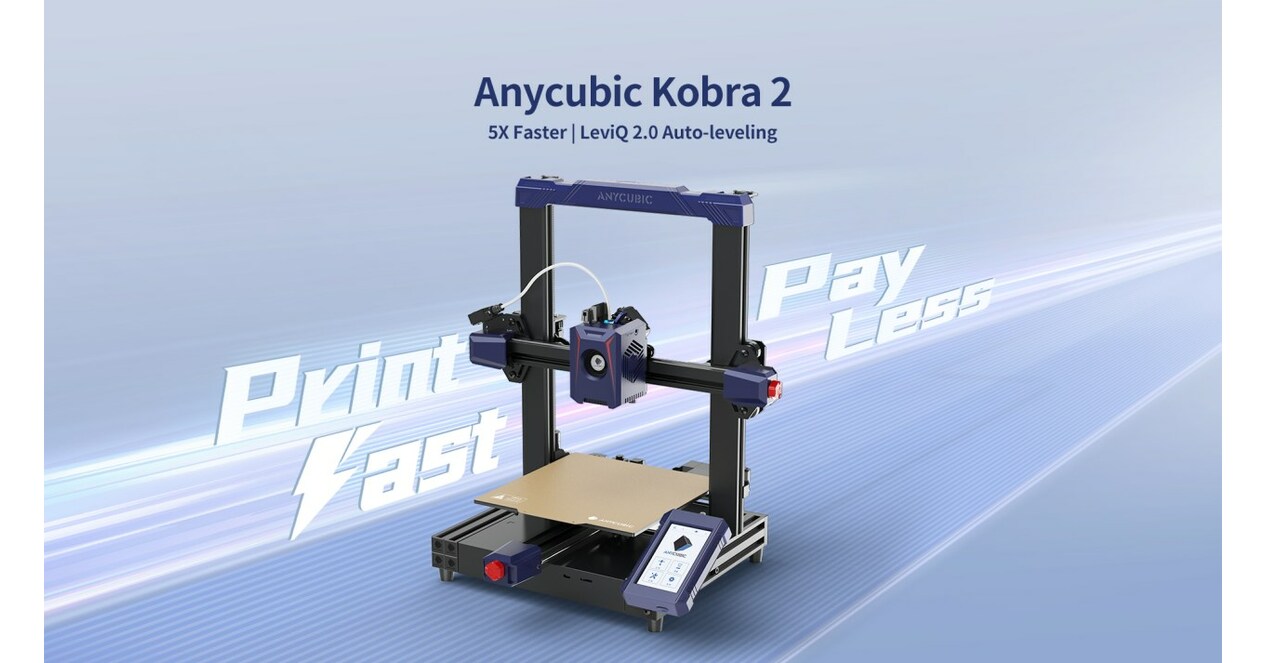 Kobra Anycubique 3D Imprimante avec extrudeuse à entraînement direct