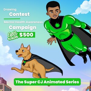 The New Super CJ Animated Series is Launching a Drawing Contest with Three $500 Prizes to Help Raise Awareness for Children's Mental Health