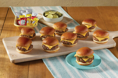 The new Barrel Cheeseburger Slider Platter comes with 10 mini burgers topped with American cheese and served with ketchup, mayo, mustard and pickle. Complete the meal with an a la carte side like macaroni and cheese or country green beans.