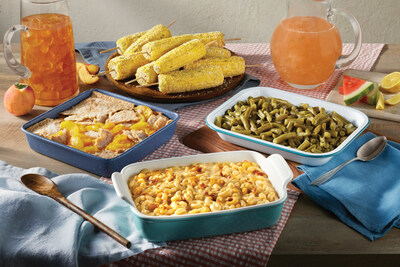 Cracker Barrel's seasoned corn on the cob, peach cobbler and strawberry lemonade make the perfect additions for any summer gathering. Choose from a variety of other options to add to your catering meal or for selecting a la carte at crackerbarrel.com.