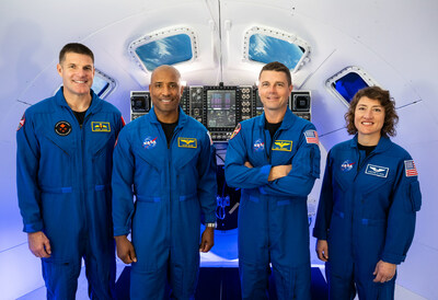 NASA astronauts Reid Wiseman, Victor Glover, and Christina Hammock Koch, and CSA astronaut Jeremy Hansen were announced Monday, April 3, as the four astronauts who will venture around the Moon on Artemis II, the first crewed mission on NASA’s path to establishing a long-term presence at the Moon for science and exploration through Artemis. The crew assignments are as follows: Commander Reid Wiseman, Pilot Victor Glover, Mission Specialist 1 Christina Koch, Mission Specialist 2 Jeremy Hansen. Credits: NASA