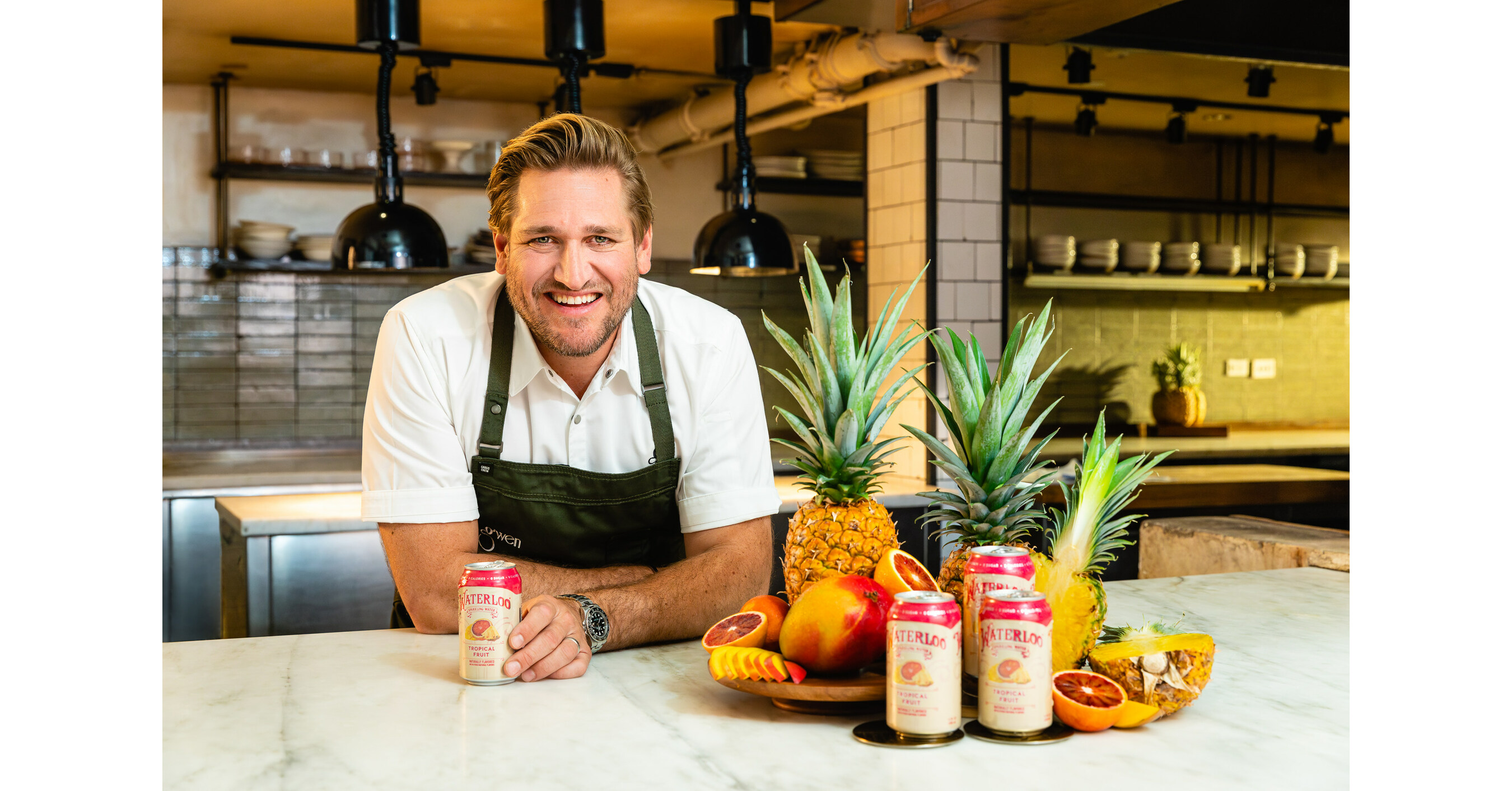 WATERLOO SPARKLING WATER INTRODUCES ALL-NEW TROPICAL FRUIT FLAVOR AND TEAMS UP WITH MICHELIN-STARRED CHEF CURTIS STONE TO CELEBRATE LAUNCH