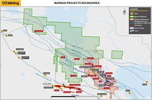 O3 Mining Intersects 5.9 g/t Au Over 10.1 Metres on Malartic H Deposit at Marban