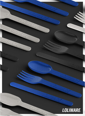 Loliware's first-ever Seaweed Utensil Set is made from seaweed resins and will be manufactured on standard plastics injection-molding equipment.