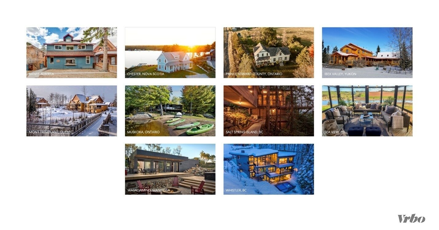 Vrbo dévoile sa liste des propriétés de vacances de l'année 2023