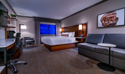 Newly renovated hotel room at Grand Traverse Resort and Spa