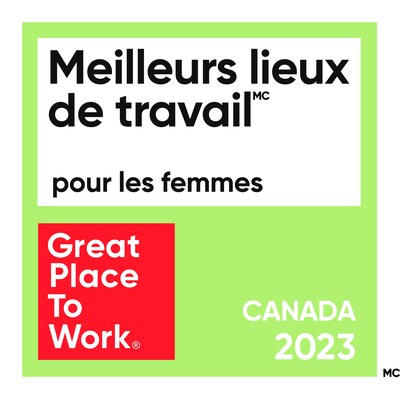 Meilleurs lieux de travail pour les femmes (Groupe CNW/Hyundai Auto Canada Corp.)