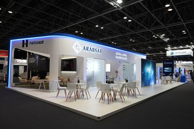 Arabsat Booth at CABSAT Exhibition