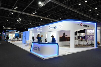 Arabsat Booth at CABSAT Exhibition