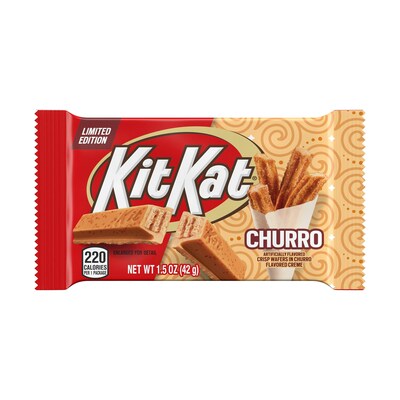 Photo of the KIT KAT® brand’s latest limited-edition release, KIT KAT® Churro